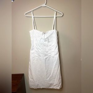 H&M White Summer Dress Size 10